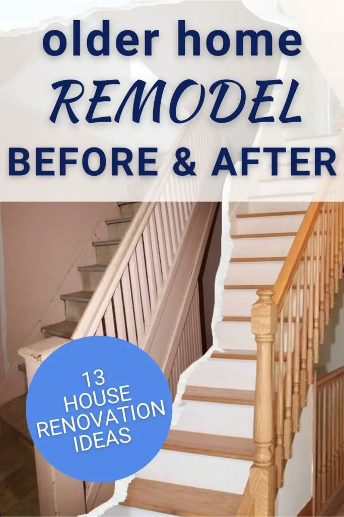 Older home remodel before and after