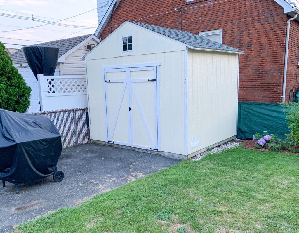 backyard shed after pic