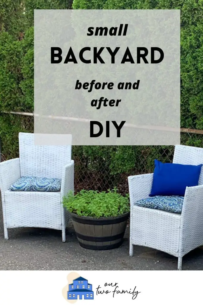 backyard before and after diy