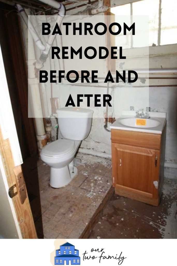 basement bathroom remodel before and after