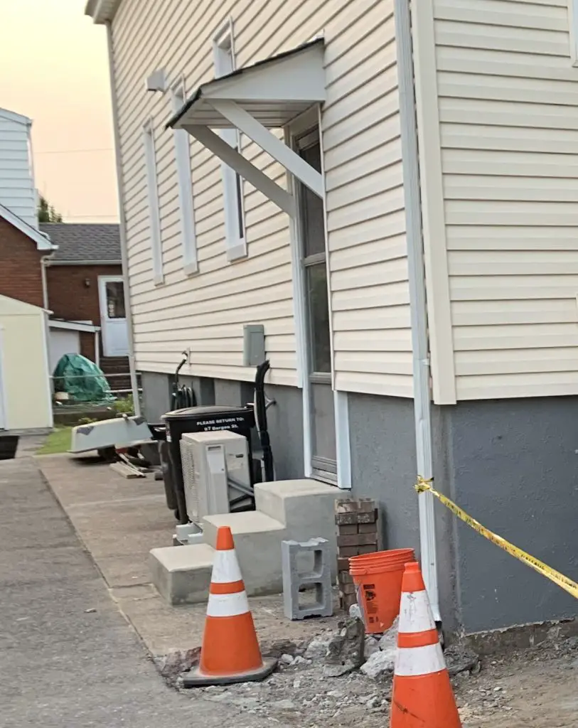 basement stairs exterior