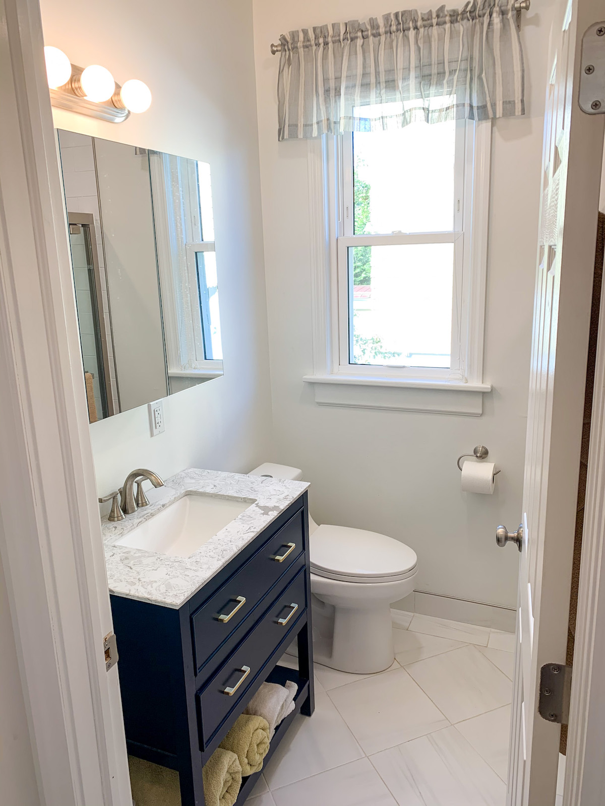 A Simple Bathroom Remodel Before & After – First Floor, Part 3