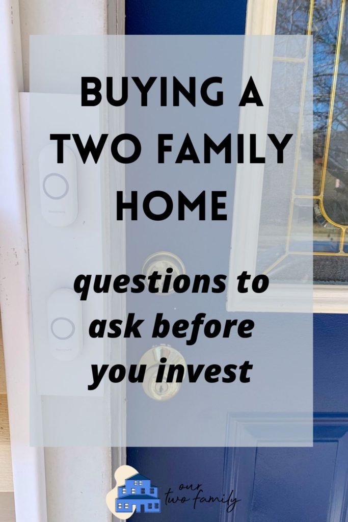 buying a two family home