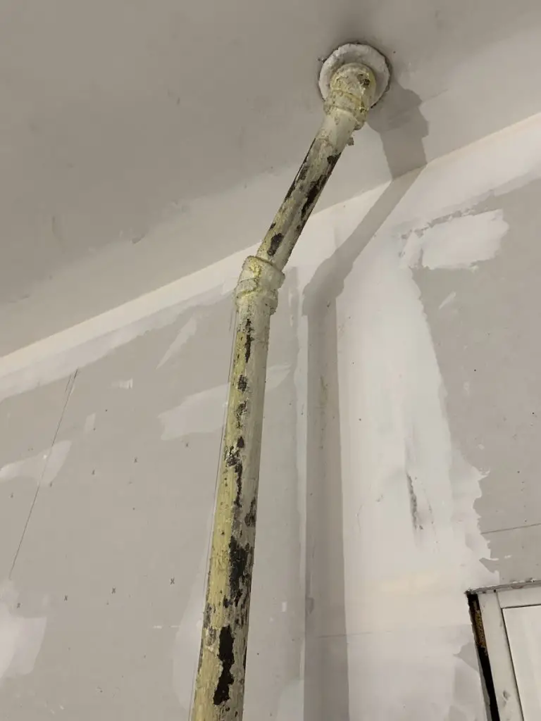 covering heating pipes