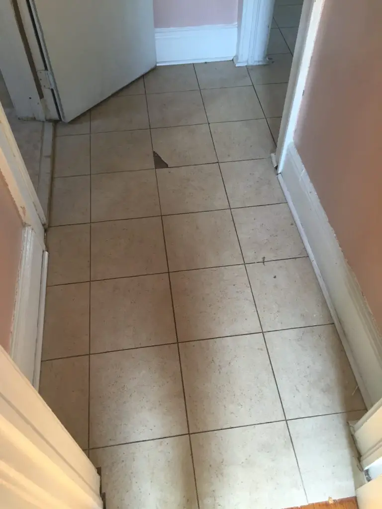 first floor renovation original hallway floor