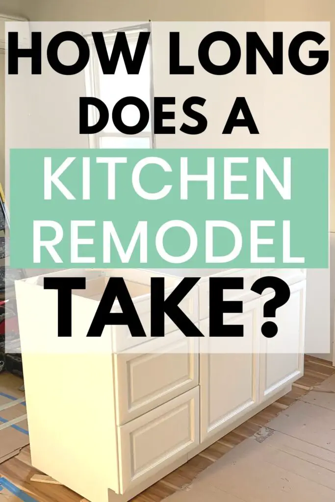 how long does a kitchen remodel take