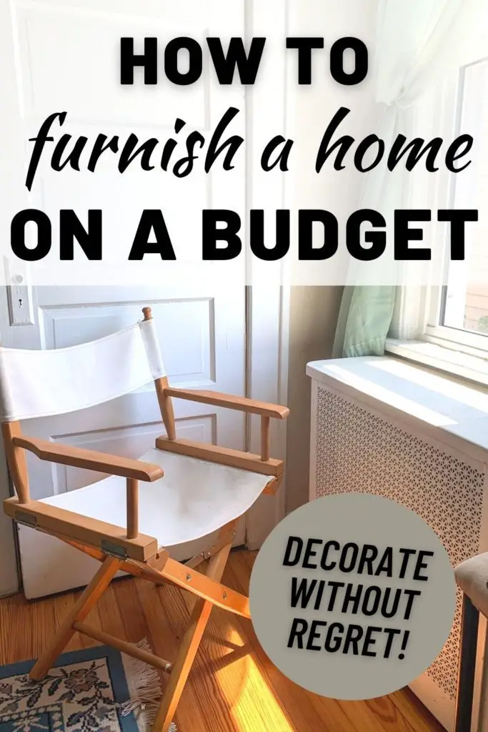 how to furnish a home on a budget