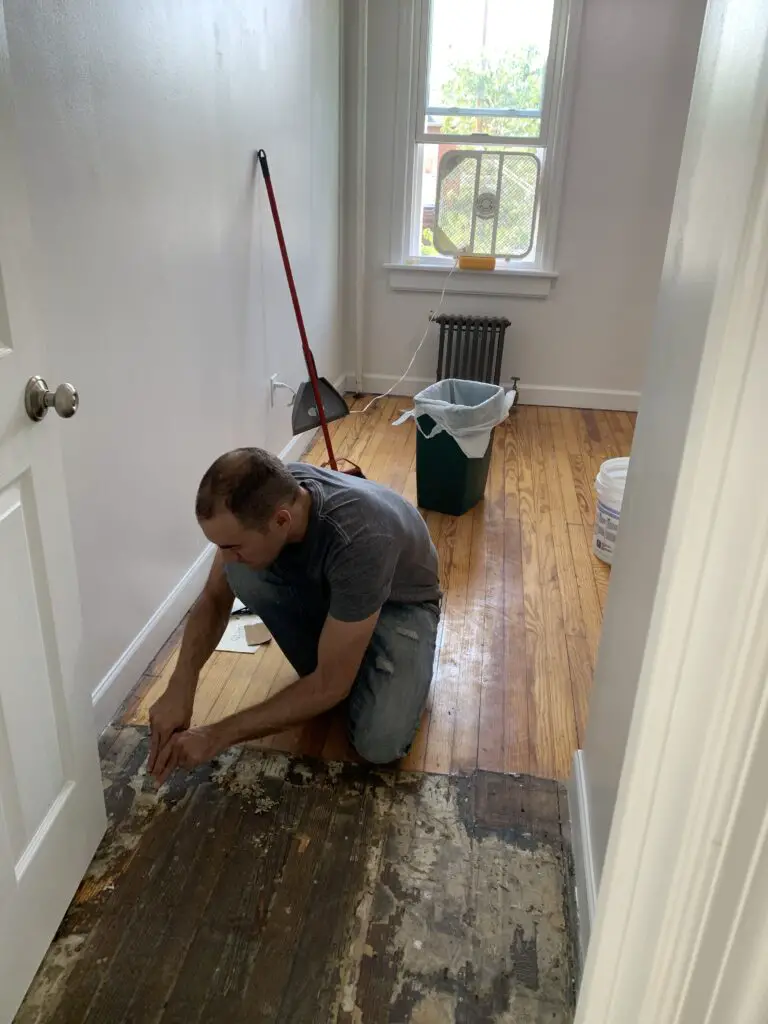 how to refinish hardwood floors by hand