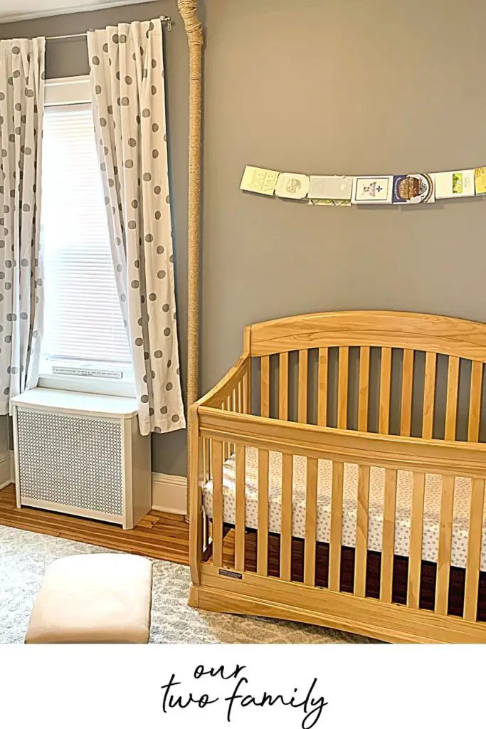 nursery transformation from purple cave to beloved neutral pin