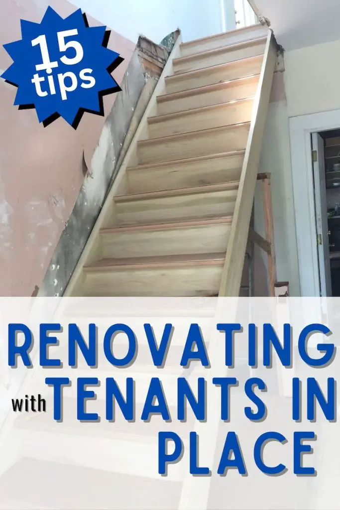 renovating with tenants in place