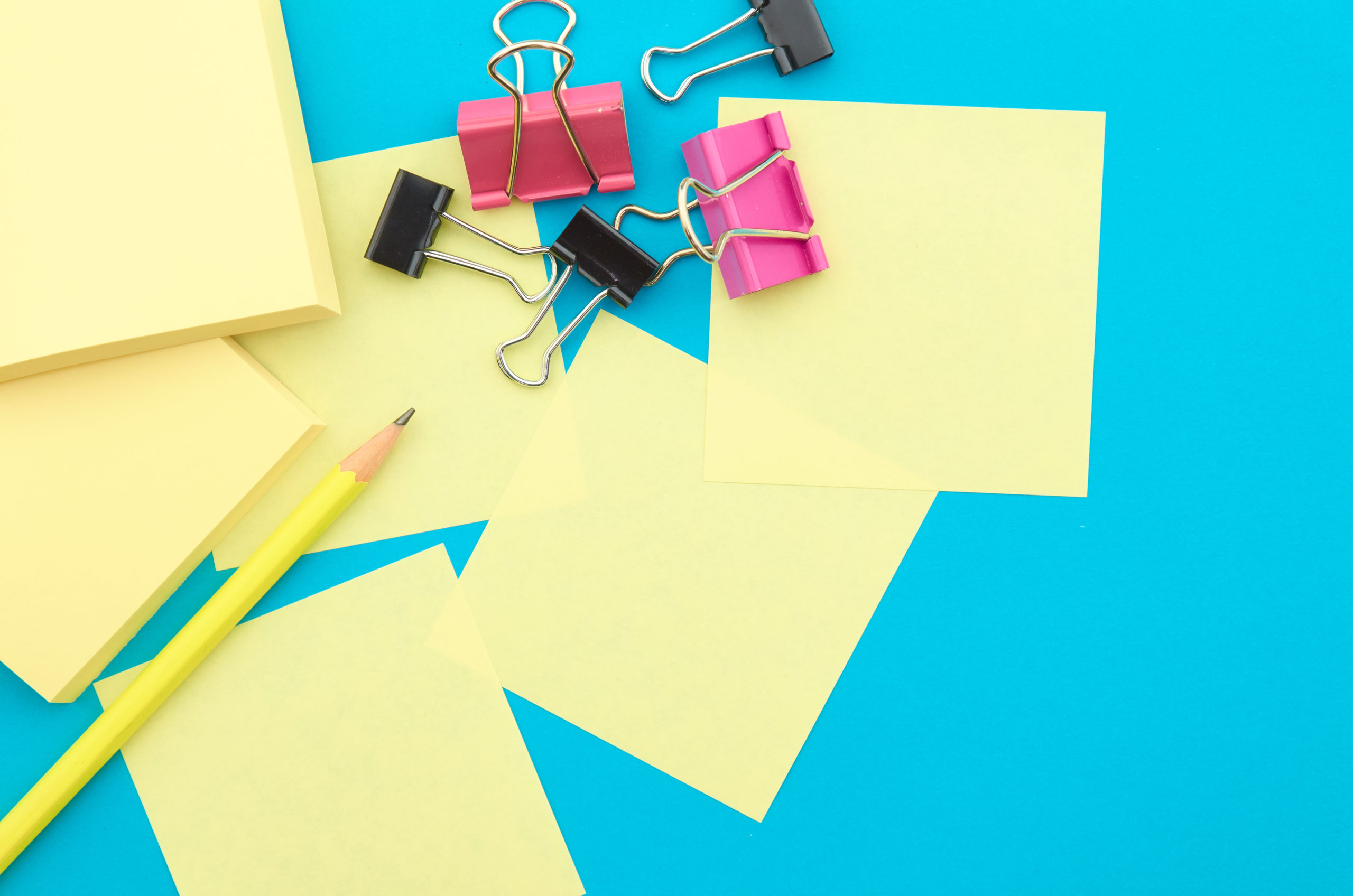 sticky notes back to school