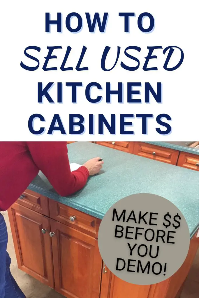 where to sell used kitchen cabients